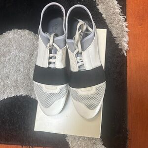 Balenciaga race runner trainers.